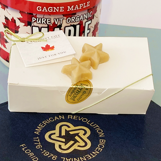 "Happy 4th of July!" Vermont Maple Sugar Candy Gift Box