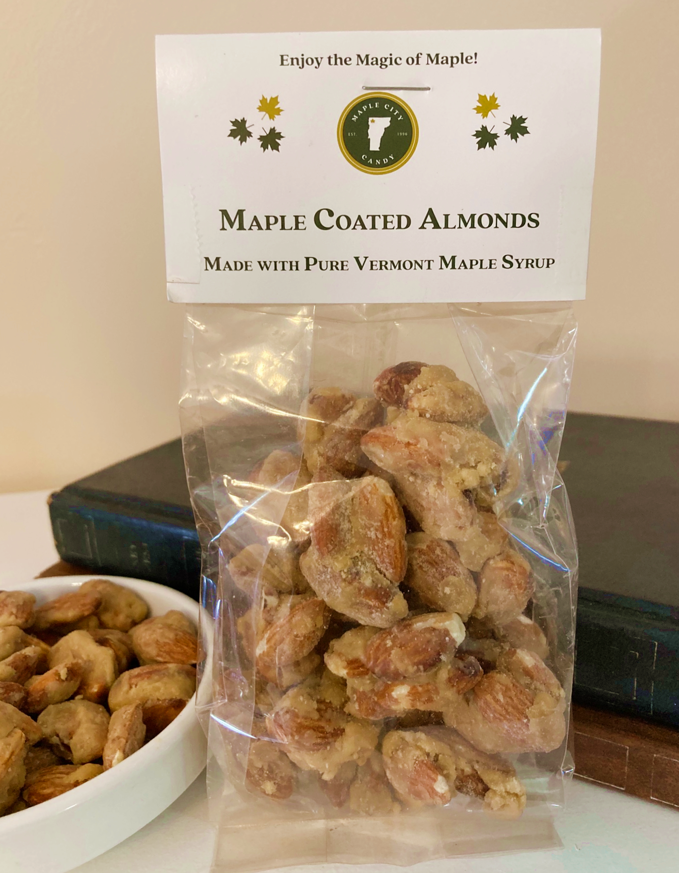 Maple Sugar Coated Nuts