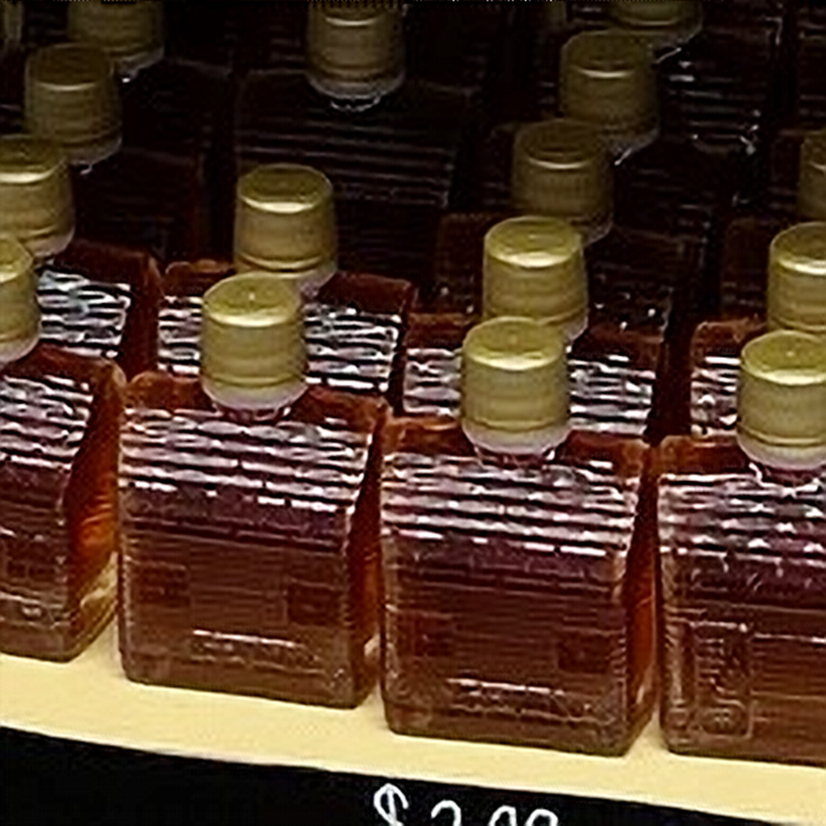 Small Glass Log Cabin (50mL) Bottle - LIMITED AVAILABILITY