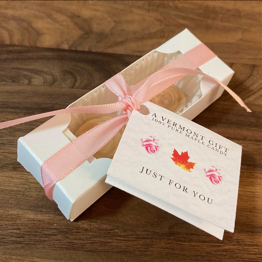 2-pc. Roses Maple Candy Wedding Favor - I LOVE YOU