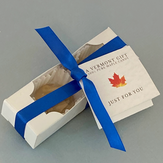 2-pc. WEDDING BELLS Maple Candy Wedding Favor