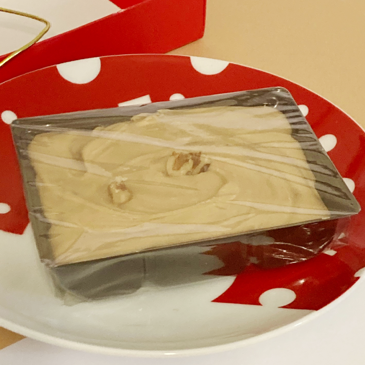 RED GIFT BOX Handmade Small Batch Fudge, 1/2 lb.