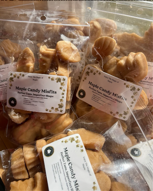 Maple Sugar Candy MISFITS, 1 lb. bag - AUTO DISCOUNT