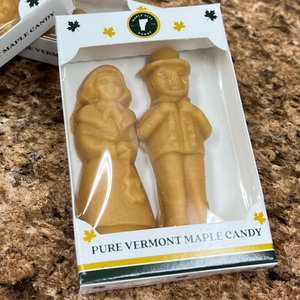 Man & Woman Pair (aka "Pilgrims"), Vermont Maple Sugar Candies