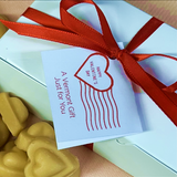 Vermont Maple Sugar Candy HEARTS, 14-piece Gift Box