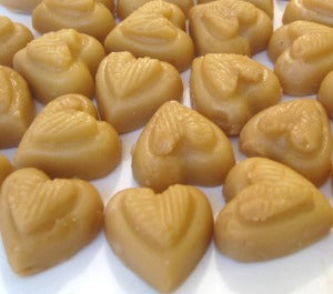 Bulk Maple Sugar Candy HEARTS. 0.25 oz. ea.