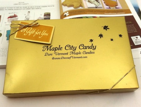 24-piece Pure Maple Sugar Candy ROSES Gift Box