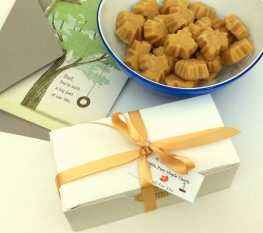 THANKS DAD! Pure Vermont Maple Sugar Candy Gift Box