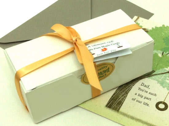 THANKS DAD! Pure Vermont Maple Sugar Candy Gift Box