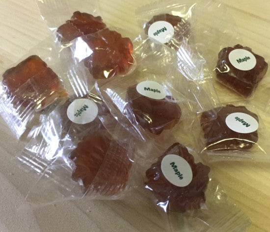 Individual Bulk Hard Maple Leaf Candies - BEST SELLER