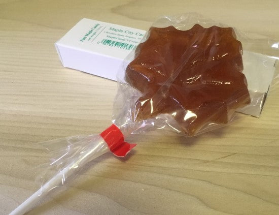 Maple Leaf Lollipop