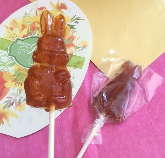 Easter Bunny Hard Maple Candy Lollipop