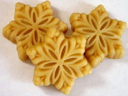 Large 1.5 oz. Maple Sugar Candy Christmas Snowflake