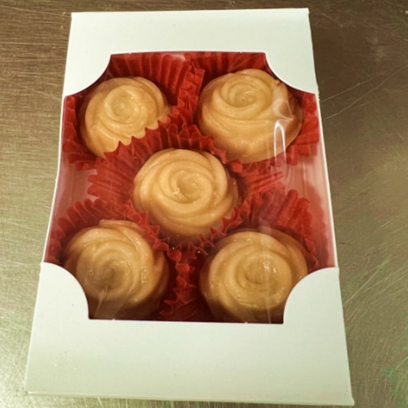 Maple Sugar Candy ROSES, 5-piece box