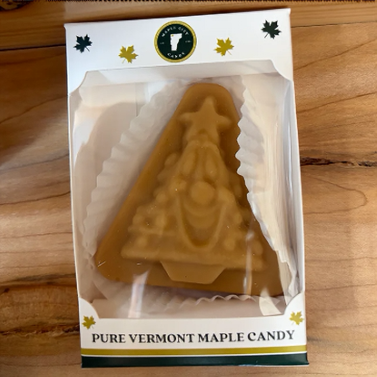 Large 1.5 oz. CHRISTMAS TREE Maple Sugar Candy - AUTO DISCOUNT (Limited Availability)