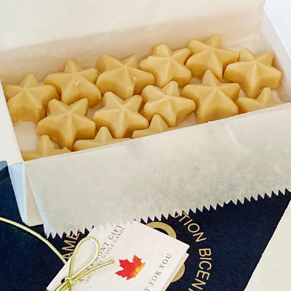 "Happy 4th of July!" Vermont Maple Sugar Candy Gift Box