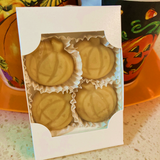 4-piece PUMPKIN Medallions Pure Maple Sugar Candy Gift Box