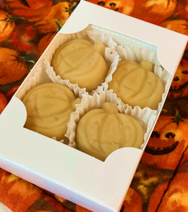 4-piece PUMPKIN Medallions Pure Maple Sugar Candy Gift Box