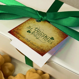 Vermont Maple Sugar Candy SHAMROCKS, 12-piece Gift Box