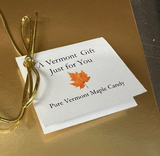 GOLD 24-piece Pure Maple Sugar Candy SHAMROCKS Gift Box