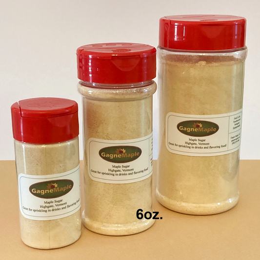 Pure Maple Sugar, MEDIUM 6 oz. shaker