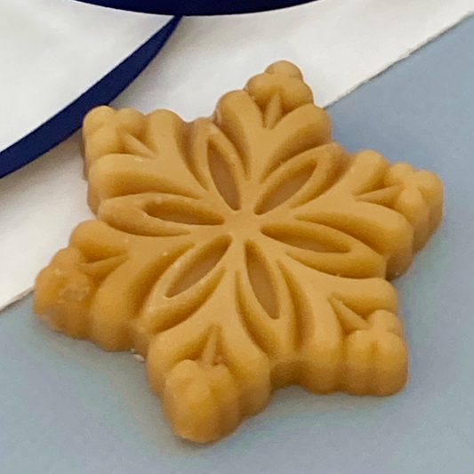 Large 1.5 oz. Maple Sugar Candy Christmas SNOWFLAKE