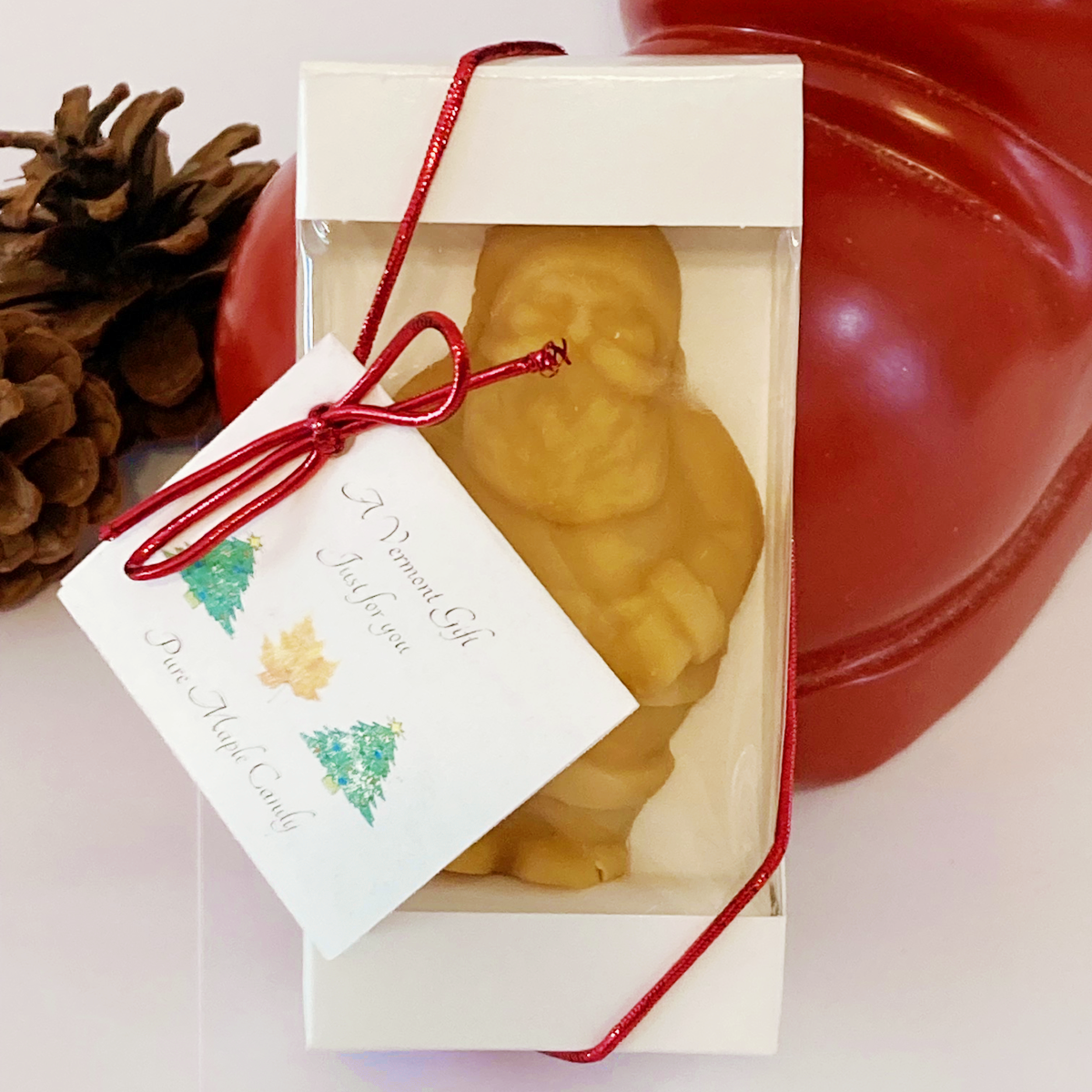 The original 1.9 oz. Maple Candy SANTA