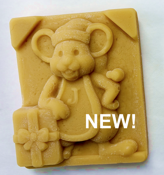 Jingles the CHRISTMAS MOUSE, Large 3 oz. Maple Sugar Candy