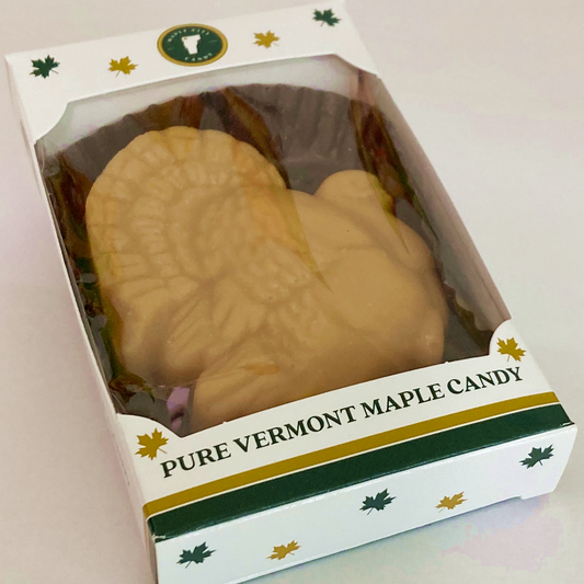 Thanksgiving Turkey, 1.5 oz. Large Pure Maple Sugar Candy