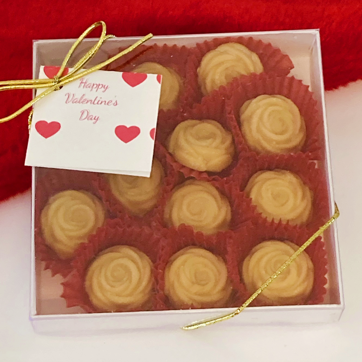 Vermont Maple Candy ROSES, 12-piece Gift Box - CUSTOMER FAVORITE