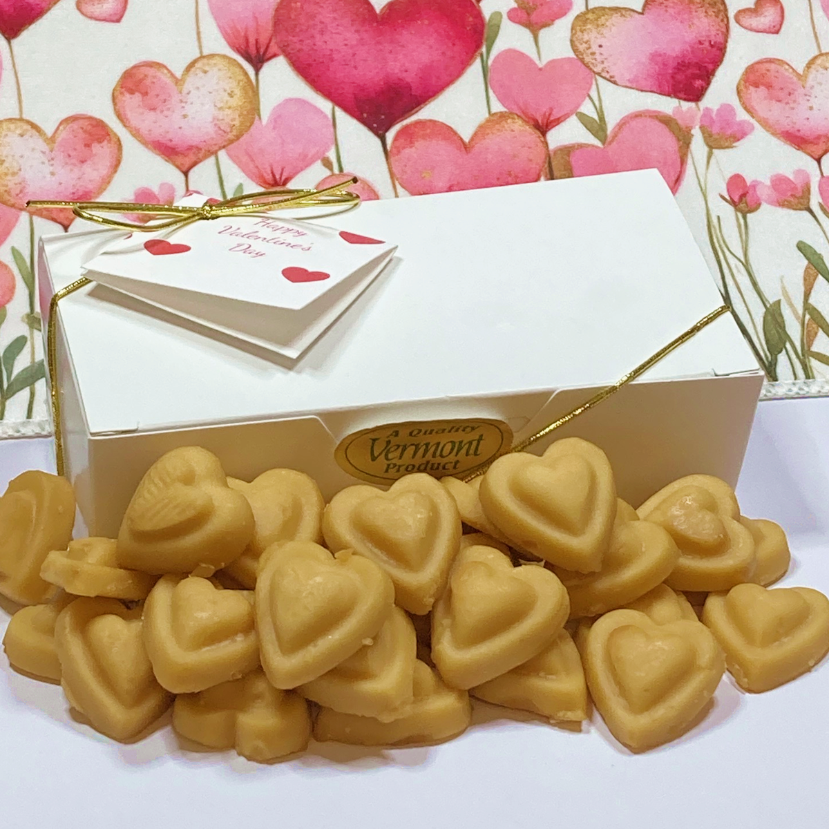 YOU'RE SO SWEET! Pure Vermont Maple Candy Hearts Gift Box