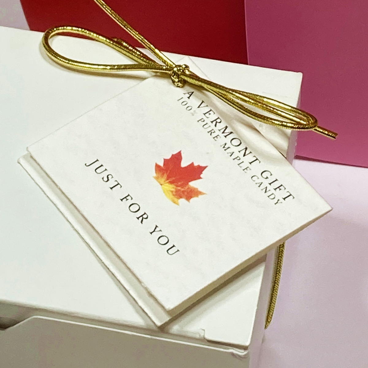 THANKS MOM! Pure Vermont Maple Candy Roses Gift Box