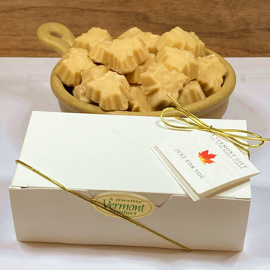 SIMPLY GOLD Pure Vermont Maple Sugar Candy Gift Box