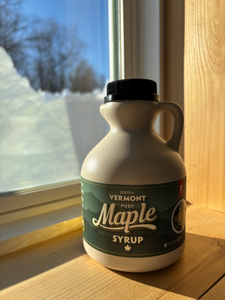 100% Pure ORGANIC Vermont Maple Syrup, Pint Jug (16 oz.)