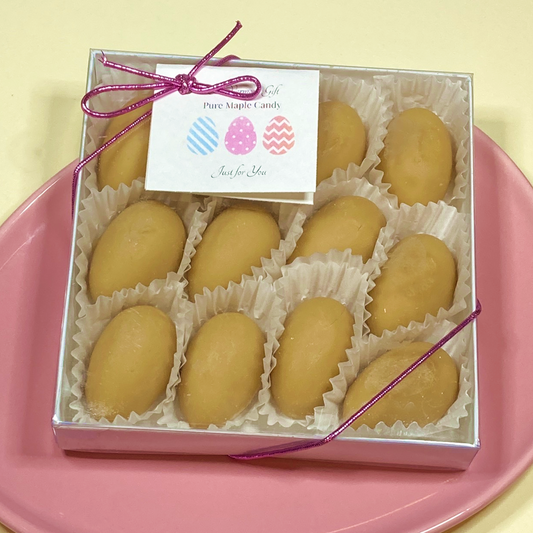 Maple Candy EASTER EGGS, 12-piece Gift Box