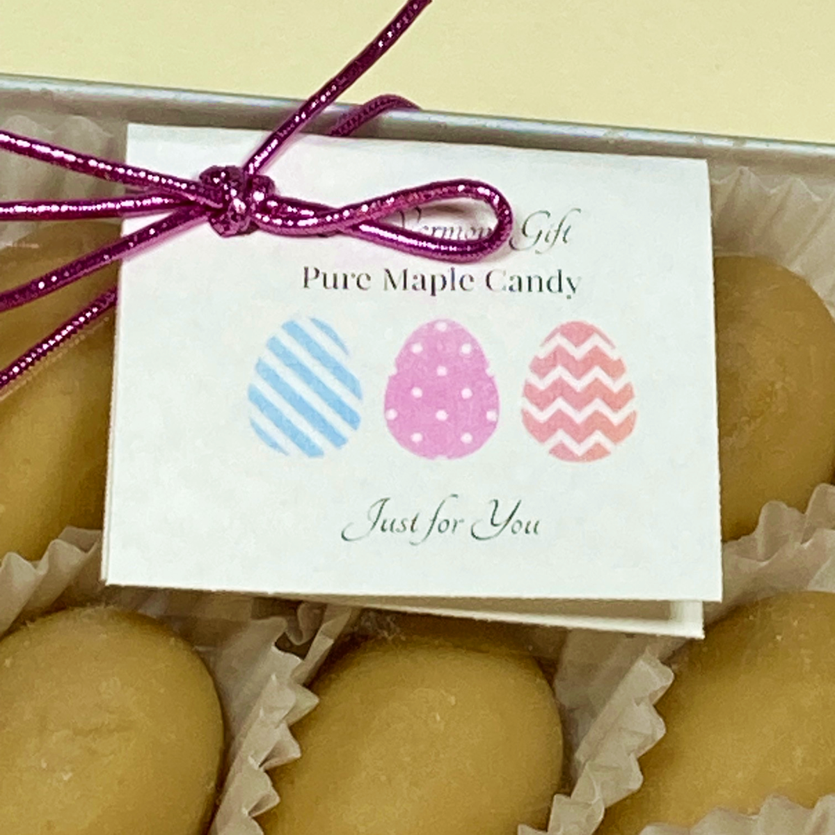 Maple Candy EASTER EGGS, 12-piece Gift Box