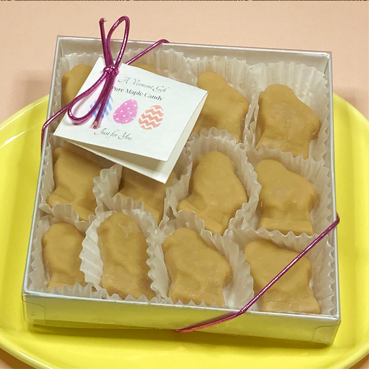 Maple Candy EASTER CHICKS, 12-piece Gift Box