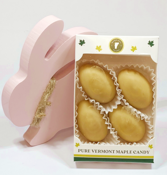 Maple Sugar Candy EASTER EGGS, 4-piece box