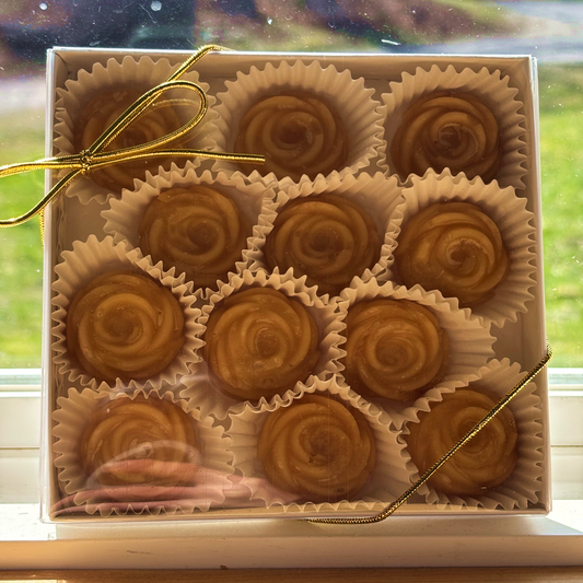 Vermont Maple Candy ROSES, 12-pc Gift Box