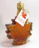 Large Glass Maple Leaf (8.45 oz.) Bottle - Amber Color with Rich Taste
