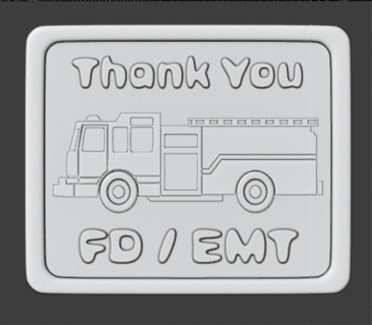The Pumper FIRETRUCK Large 2.9 oz. Maple Sugar Candy