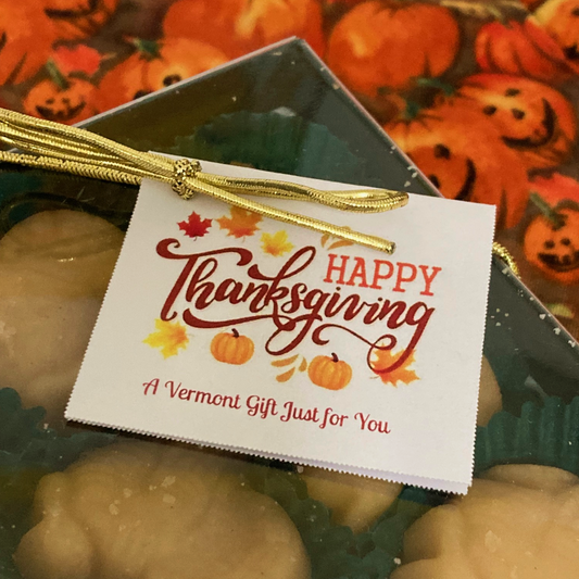 9-piece Pure Vermont Maple Candy TURKEYS Gift Box
