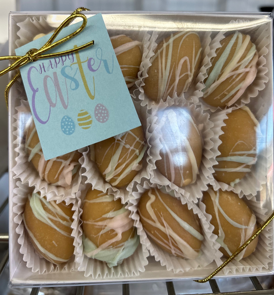 Easter Maple Candy DECORATIVE EGGS, 12-piece Gift Box
