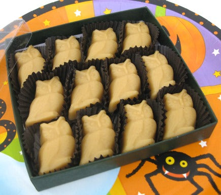 Vermont Maple Sugar Candy OWLS, 12-piece Gift Box