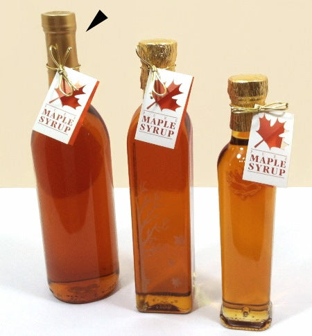 Maple Syrup Wine Bottle (750ml) - Amber Color with Rich Taste