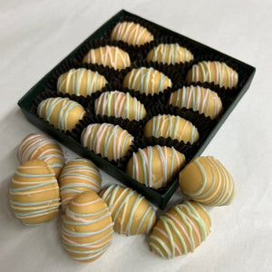 Easter Maple Candy DECORATIVE EGGS, 12-piece Gift Box