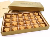 GOLD 24-piece Pure Maple Sugar Candy LEAFS Gift Box