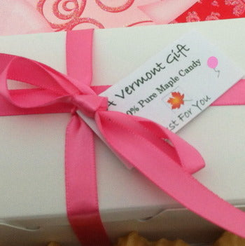 Her "HAPPY BIRTHDAY" Pure Vermont Maple Candy Gift Box