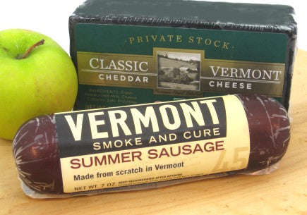Vermont Smoke and Cure Summer Sausage, 6 oz. link